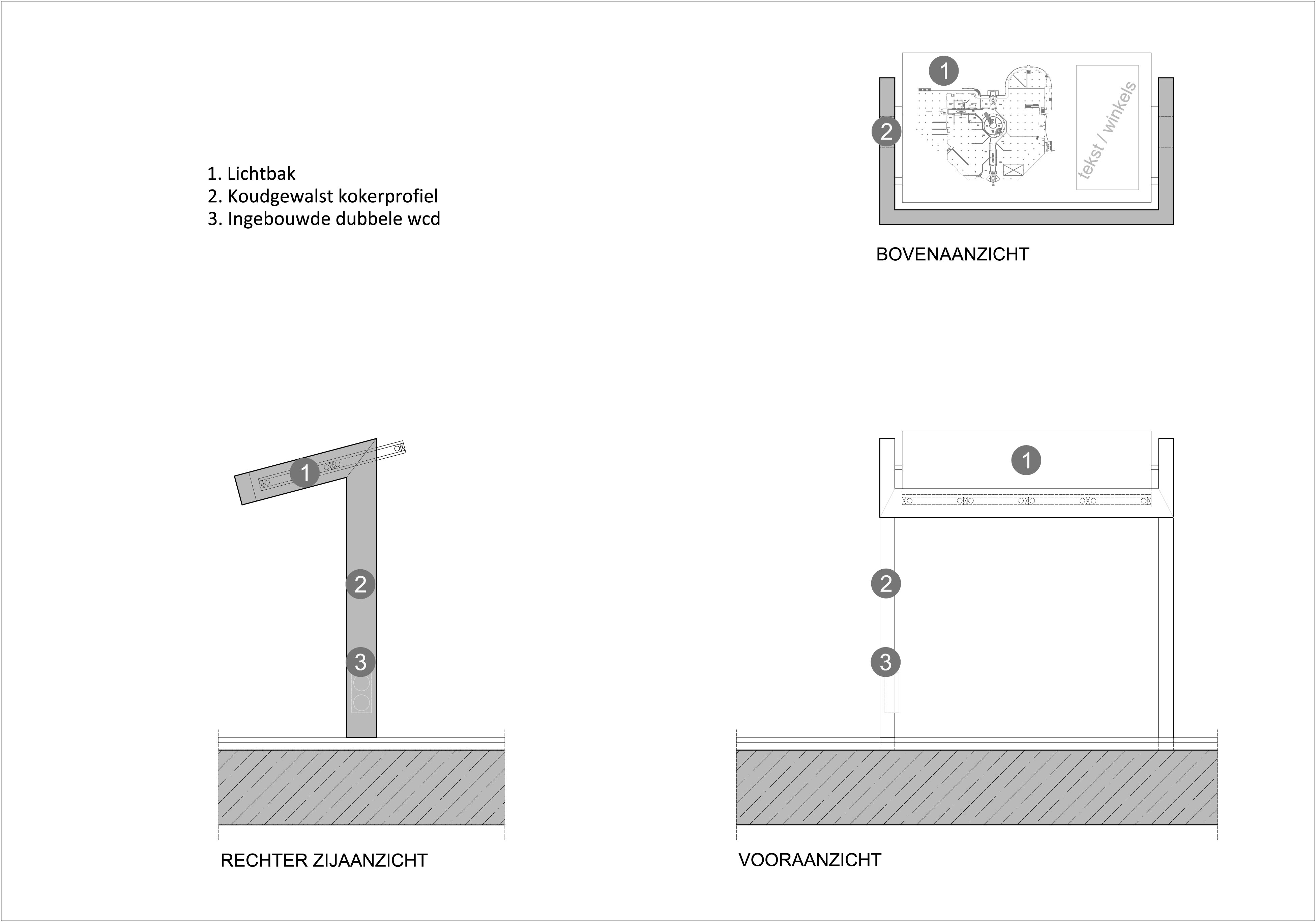 Bewegwijzering winkelcentrum 'stadshart'