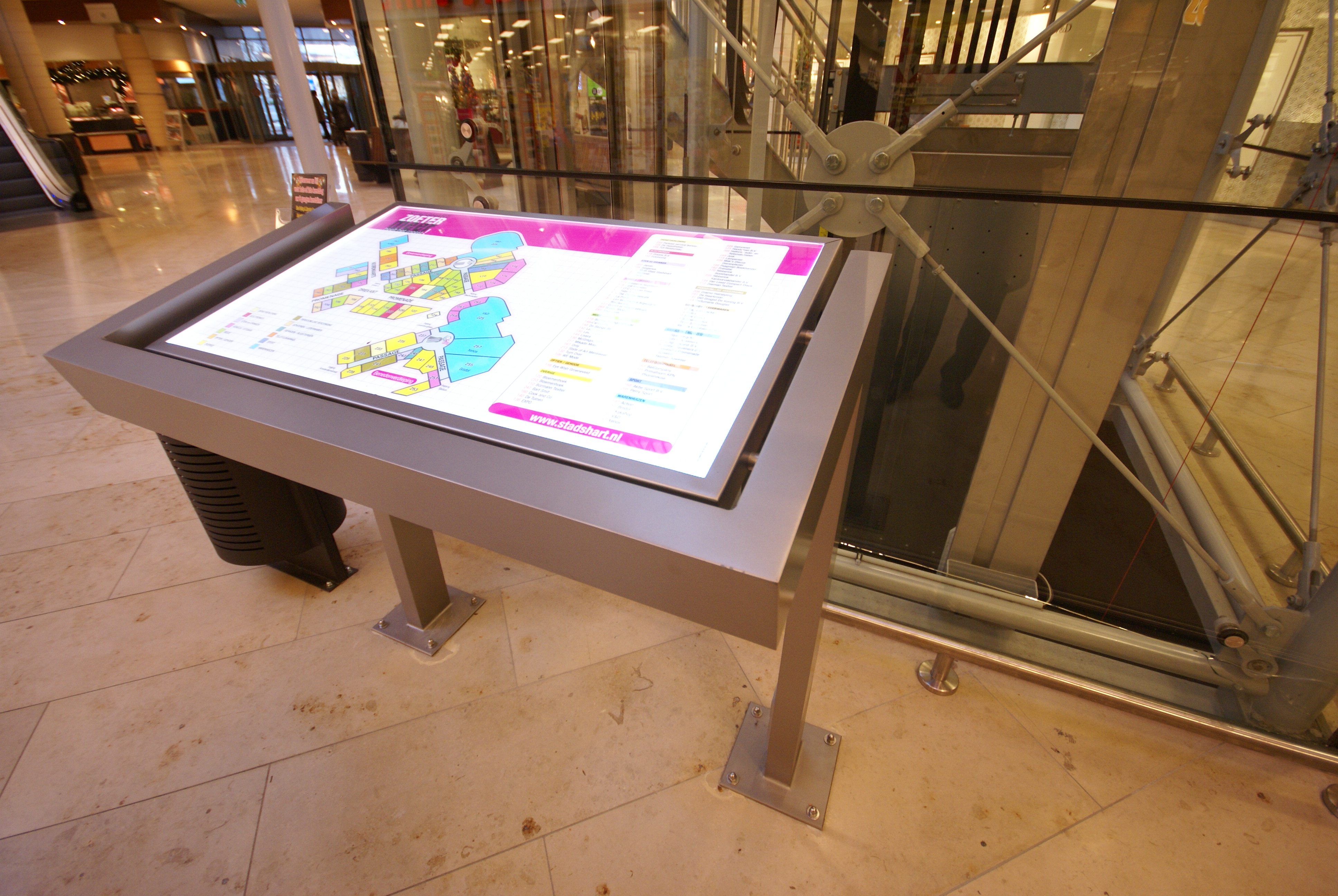 Bewegwijzering winkelcentrum 'stadshart'