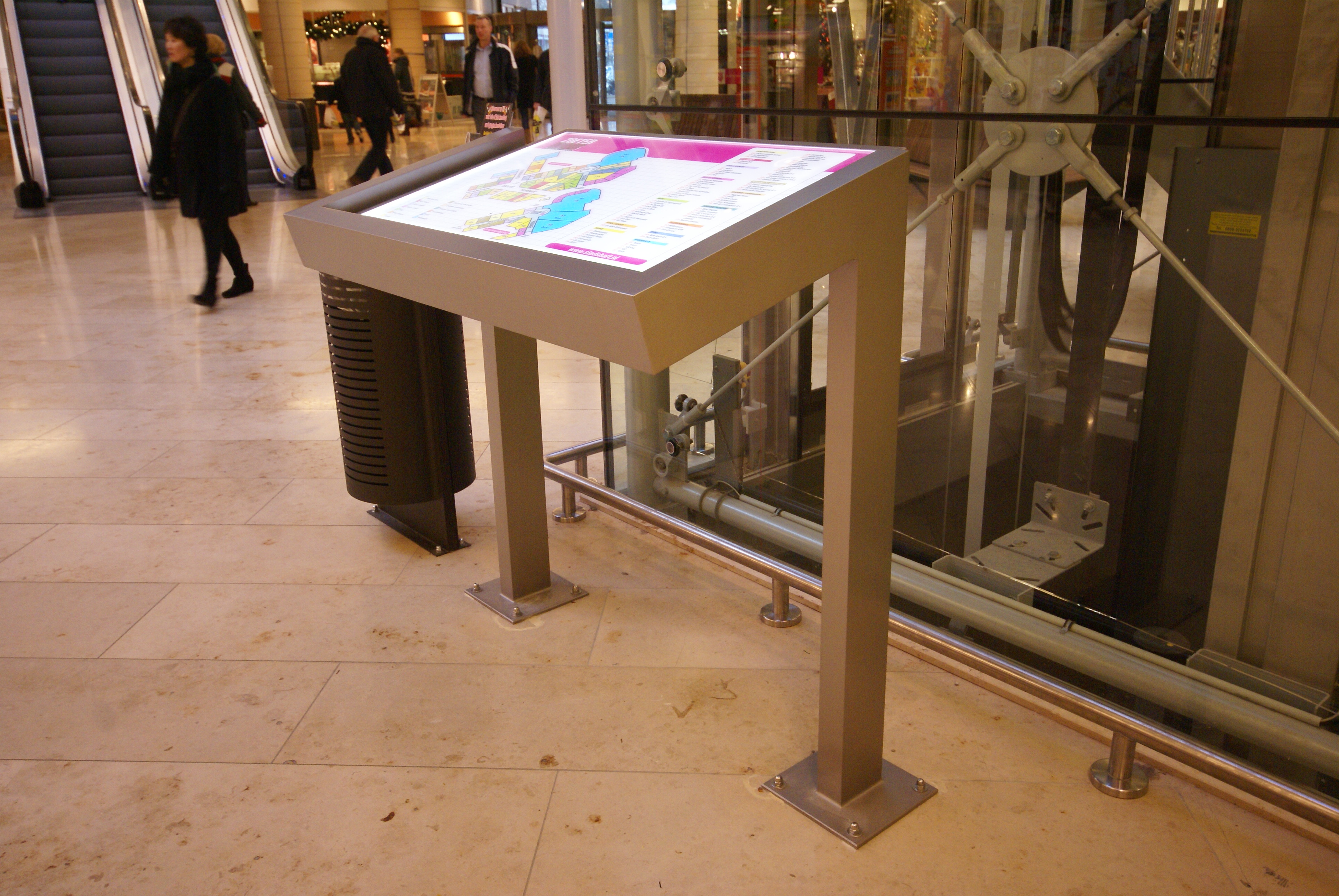 Bewegwijzering winkelcentrum 'stadshart'